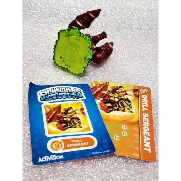 Skylanders Drill Sergeant – Spyro’s Adventure (2011) | Series 1 Figure w/ Card - Picture 7 of 7